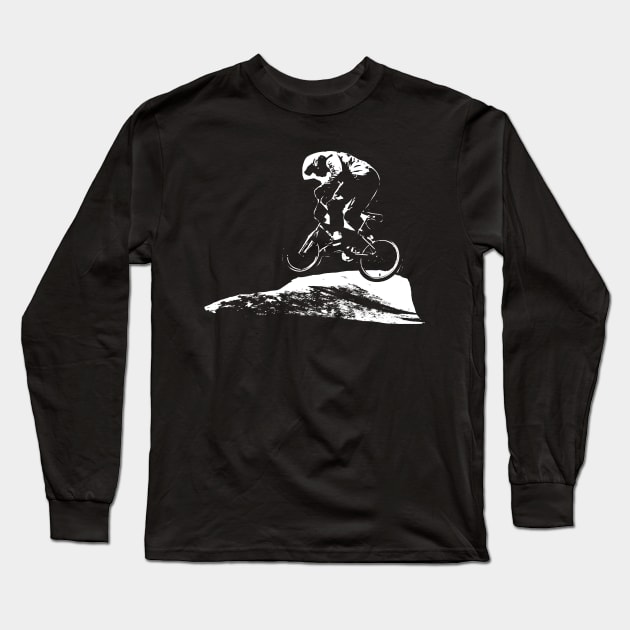 BMX Long Sleeve T-Shirt by rickylabellevie